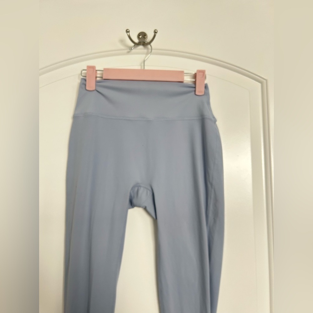 Set Active SportBody Light Blue High-Waisted Leggings size medium athleisure - Picture 4 of 9